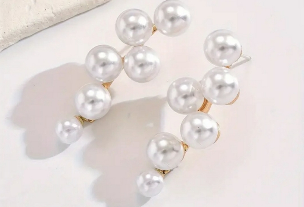 NWT Faux Pearl Earrings